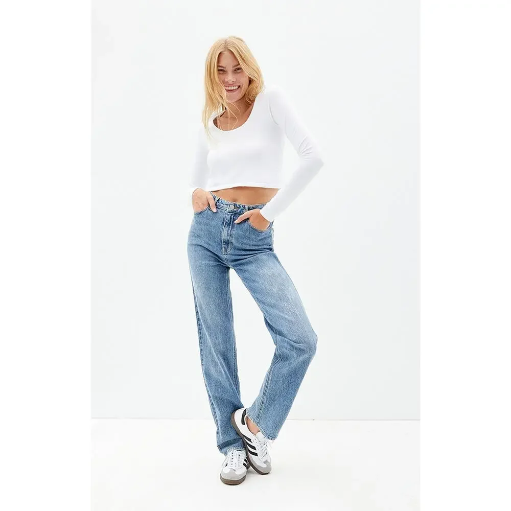 Pacsun Stretch Medium Indigo Dad Jeans sz 25